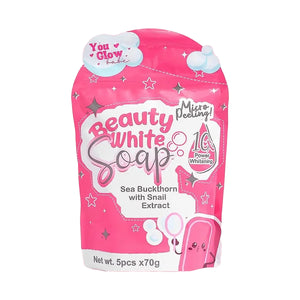 Beauty white soap pack 5's x 70g